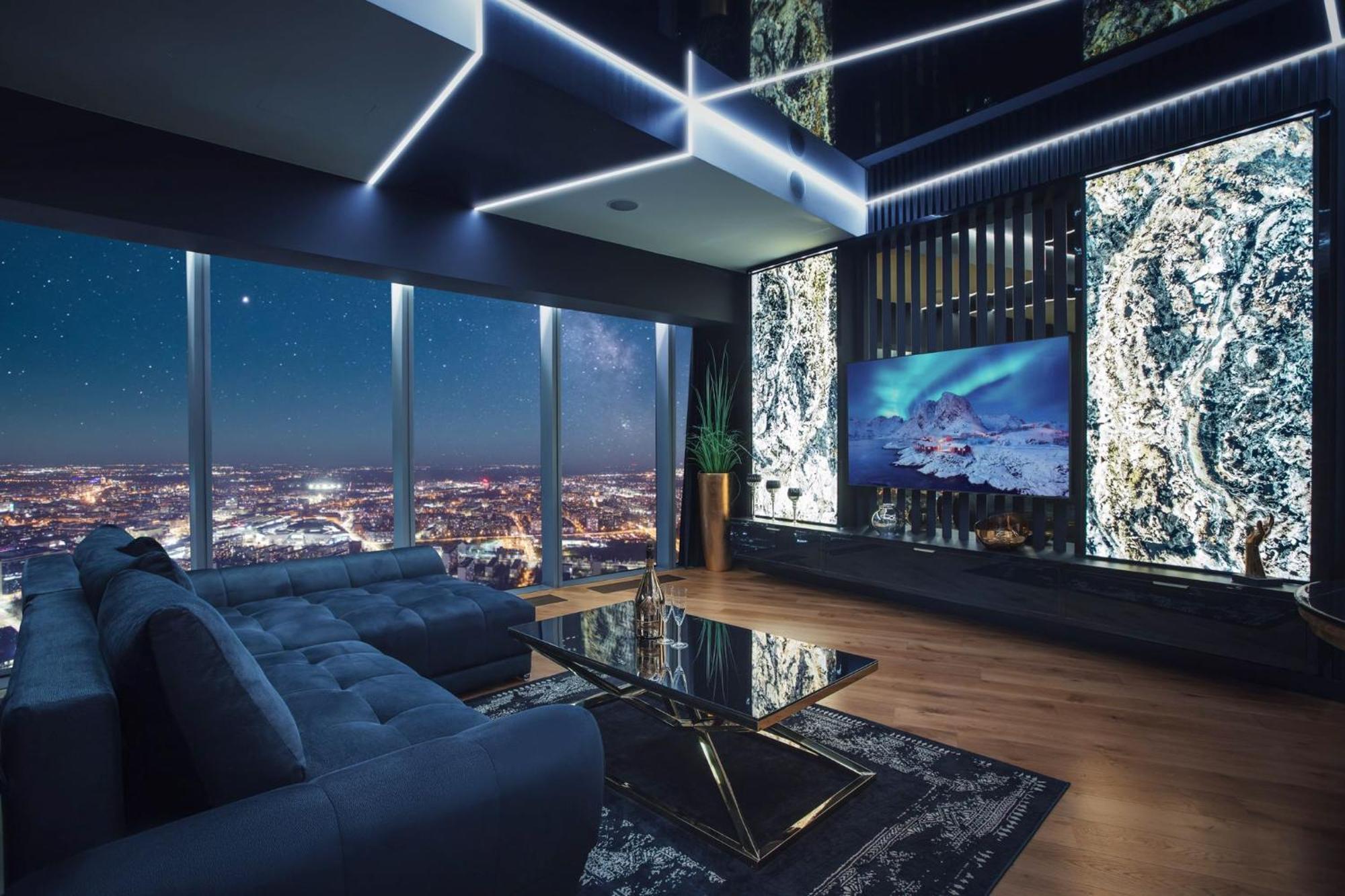 Apartamenty Sky Tower Z Jakuzzi Przy Oknie Вроцлав Екстериор снимка